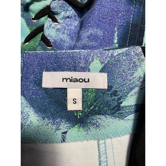 Miaou 'Corset' Blue Skirt Size S - Picture 4 of 5